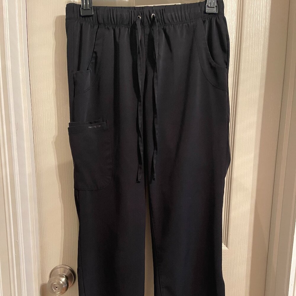 HH Works Scrub Pants Women's XS Petite Black